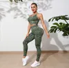 Tenue de yoga Ensemble de sport à motif python pour femmes avec des chaussures et une belle robe arrière à la taille Style de fermeture Livraison directe Otjje