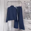 Pantalones de dos piezas para mujer Marca de diseñador 2023 Nuevo estilo Atmósfera informal y de moda Conjunto deportivo adelgazante 8JPF