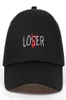 Nowy miłośnik mody Loser Baseball Cap Embroidery 100 bawełniany tata kapelusz regulowany Hipback Hap Hats Wysoka jakość Q07031852537