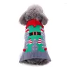 Vestuário para cães Suéteres de Natal Roupas quentes de inverno Roupas para animais de estimação para cães pequenos filhote de cachorro gato suéter colete chihuahua yorkie casaco