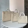 5A Designer Bag Onthego Luxury Tote Women Axel Bag Totes Leather Crossbody Purse stora shoppingväskor Korthållare Beach Famous Large Totes äkta handväskor