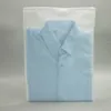 100x Zip Lock Zipper Top Frosted Frosted Plastic Facs for Clothing T-Shirt Skirt Retail Backaging Bagging Bag Printing Y0712313W