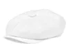 BOTVELA Casquette Gavroche en Coton Sergé Blanc pour Hommes Femmes Classique Cabbies Driver Apple Caps Gatsby Chapeau Plat Baker Boy Headpiece 003 T205385997