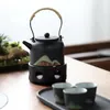 Japanese Style Warm Tea Stove Teapot Tea Set Candle Tea-Boiling Stove Scented Tea Warm Tea Small Tea Maker Tea Infuser Tea Sets 231225