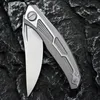 Shirogorov quantum Coltello pieghevole Strumento EDC Cuscinetto a sfere Apertura rapida Attrezzatura tattica esterna Combattimento Sopravvivenza all'aperto Escursionismo Campeggio Caccia Coltello tascabile autodifesa