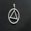 In the occult it is the Thaumaturgic Triangle Circle Stainless steel pendant amulet210U