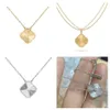 Four Leaf Clover Necklace Designer Jewelry Set Frivole Pendant Necklaces Bracelet Stud Earring Gold Silver Mother of Pearl Flower 294W