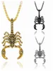 Collier pendentif Scorpion en alliage pour hommes et femmes, 9 pièces, Hip Hop, longue chaîne, Punk Rock, bijoux cadeau 5264881
