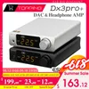 Conectores Topping Dx3pro + Decodificador de música de áudio digital Usb Dac Amplificador de fone de ouvido Hifi balanceado Es9038q2m Bluetooth Ldac Dsd Dx3 Pro Plus