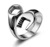 Новая мода крутой байкерский гаечный ключ из нержавеющей стали мужские кольца в стиле панк для мужчин размер 813 anel masculino Man Jewelry4298619