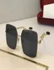 0724 Nieuwe heren zonnebril mode vierkant frame pilotenbril verkopen populaire model brillen eenvoudige stijl uv400 bescherming met hoesje 04712165