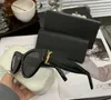 Luxe Zonnebril voor Vrouwen Mannen Designer Y slM6090 Dezelfde Stijl Bril Klassieke Cat Eye Smal Frame Vlinder Bril WithJYPO
