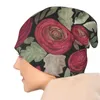 Berets Watercolor . Night Garden Knit Hat Funny Cute Ladies Men's