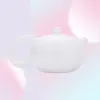 Dehua Ceramic Teapot White Porcelain Xishi Teapot Kungfu مجموعة منزلية مصنوعة يدويًا Jade صغير مع مرشح وعاء واحد 2636019