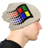 Berader personalisierte klassische Windows -Logo Motorhudhut Strick Männer Frauen Unisex warmer Winter Beanies Cap Computer System Hip Hop Hip Hop