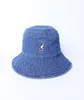 N0byn Kangol Kangaroo Cowboy Fisherman Blue Washed Big Brim Sunshade Leisure Bucket Bucket Hat Internet Celebrity Ins Basin Hat Of5002060