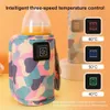USB Milk Water Warmer Travel Stroller Insulated Bag Baby Nursing Bottle Heater Safe Kids Supplies for Outdoor Winter 231225