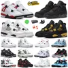 for Sneakers Basketball 4s Shoes Sail Midnight Navy Cool Grey Patent Starfish UNC Oreo Bred Military Black Cat Shimmer Dark Mocha Sport Trainers 2023