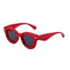 Óculos de sol de rua da moda estilo rechonchudo com armação carnuda redonda e óculos de sol da moda