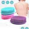 Bath Brushes, Sponges & Scrubbers Sile Body Brush Baby Shower Sponge Dry Masr Bath Towel For Bast Scrubber Back Ss0301 Drop Delivery H Otpiw