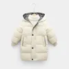 2-12y russo crianças crianças para baixo outerwear roupas de inverno adolescentes meninos meninas algodão-acolchoado parka casacos engrossar quente jaquetas longas 231226