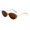 Luxus-Designer-Sonnenbrille für Damen, Herren-Sonnenbrille, gleiche Sonnenbrille, Strand, Straße, Foto, einzigartig, Cateye-Sonnenbrille, Vollformat, mit Box 53W66