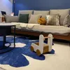 Klein Blauw Groot Woonkamertapijt Comfortabel Zacht Slaapkamerkleed Pluizig Moderne Huisdecoratie Esthetiek Salontafeltapijten 231225