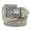 أحزمة الموضة للنساء مصممة الرجل BB Simon Rhinestone Belt مع Bling Rhinestones مثل GIFILD301O