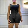 Women'S Shapers Womens Shapers High Compression Body Shapewear Women Fajas Colombianas Corrective Girdle Tummy Control Post Liposucti Oty24