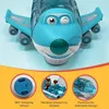 Kids Airplane Toy Bump Go with Lights Sounds Play Vehicle Toys for Boys Girls 3 12 Airplanes Baby 231225