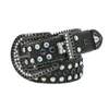 Ceintures de rock ceinture de taille avec boucle épingle luxueuse adolescents paillettes complètes