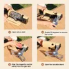 2670W Camping Gas Stove Portable Folding Stove Outdoor Hiking BBQ Travel Cooking Grill Cooker Cassette Gas Heating System 231225