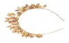 Delicate Leaf Flower Ring Hoop Crown Gold Silver Headband Bride Headdress Flower Headwear Wedding Hairwear Bridal Hair Jewelry5694512