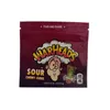 warheads edible mylar packaging bags sour chewy cubes wowheads 3 side seal zipper smell proof in stock Ujweh Ekntx