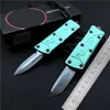 High End 5,6 tum 204p Exocet Knify Bounty Hunter Aluminium Alloy CNC D2 Blade Wallet Knives Micro Mini Ludt Hawk Tech Pocket Knifes