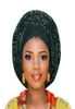 Auto Gele Aso Oke Headtie för Aso Ebi redo att bära Headtie Gele LJ2010266220499