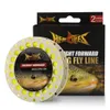 Lenza da pesca a mosca HERCULES 90FT Peso galleggiante in avanti con doppio anello saldato Giallo fluorescente Verde muschio WF3F WF4F 231225