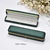 Phnom Dark Green Leather Jewelry Organizer Wedding Ring Box Pendant Armband Halsband Lagring Fodral Presentförpackning Display Box 231226