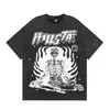 Hellstar-t-shirts av hög kvalitet Helstar Män T-shirts Mens Womens Hellstar T Shirt Designer Skjortor för män Summerkläder Fashion Par Bomull Tee Casual Women Short Sleeve Tees