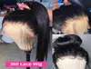 26 -tums brasilianska rakt i hårheatresistent verklig schweizisk transparent spets framkonger mänskliga hår peruker baby hår för svarta kvinnor hi6565638