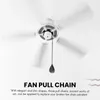 Spoons Ceiling Fan Pull Chains 4Pcs Bronze Extension Lamp Chain Decorative Extender Ornament Connector