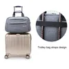 Luggage travel bags Waterproof canvas men women big bag on wheels man shoulder duffel Bag black gray blue carry on cabin luggage 231226