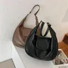 Sacs 2022 Nouveau sac à bandoulière pour femmes Soft Pu Leather Dumpling Angle Hands Sacs Vintage Totes Sac Designer Lady Purse Shopping Totes