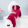 Dog Pet Sports Clothes Apparel Golden Velvet Cat Jumpsuit Winter Autumn Coat Classic Puppy 5 Storlekar 231226