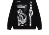 Herren Hoodies Y2K Graffiti Street Frauen Casual Sport Hoodie Herbst und Winter lose Cartoon Print Pullover trendige Marke Paar Sweatshirt