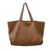 Sacs fourre-tout en cuir de grande capacité marron noir grands sacs pour femmes mode femmes sac marque dames sacs à main 231226