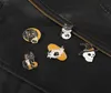 Halloween Assistant Crâne Chat Broche Lune Punk Noir Kitty Bougie Festival Vêtements Badges Corsage Accessoires Sac Pull Clothin1629607