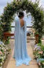 Bridesmaid Simple Chiffon Summer Garden Beach Boho Wedding Guest Dresses A Line V Neck Sexy Backless Long Maid Of Honor Gowns Plus Size