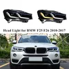 Ensemble de phares de jour LED pour BMW X3 X4 F25 F26, clignotant, lentille à double faisceau, 2010 – 2017