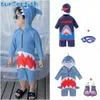 Set Baby Boys Çocuklar Cap Shark Dişleri Mayo Yeni Plaj Giyim Sörf Takım Mayo Goggles Mayo Kids UV Koruma Yaz Kıyafet